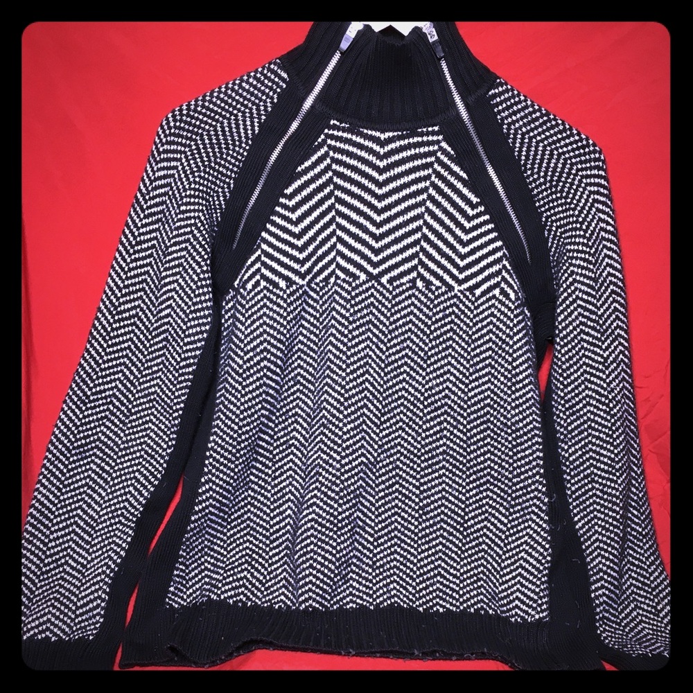 Tommy Hilfiger Zipper Turtleneck Sweater